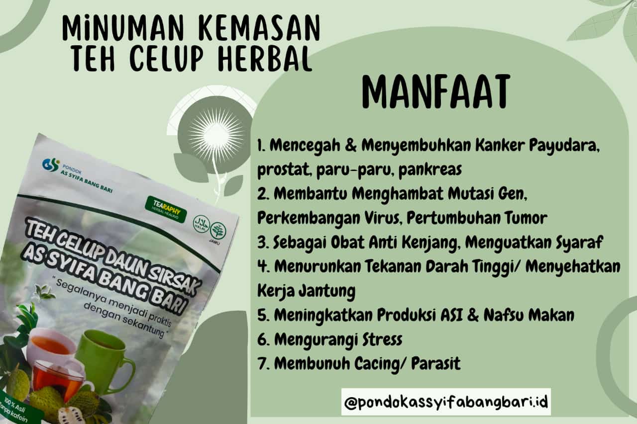 Teh Celup Daun Sirsak Assyifa Bang Bari