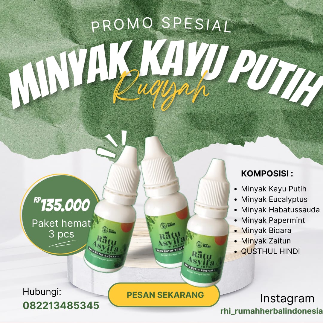 Minyak Kayu Putih Ruqyah Ratu Assyifa