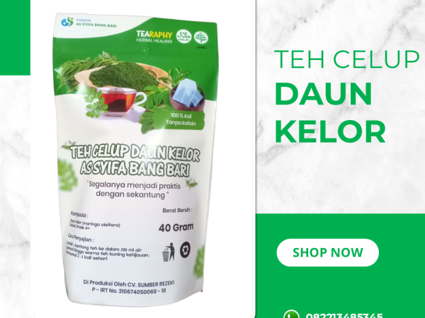 Manfaat Teh Celup Daun Kelor untuk Kesehatan Tubuh