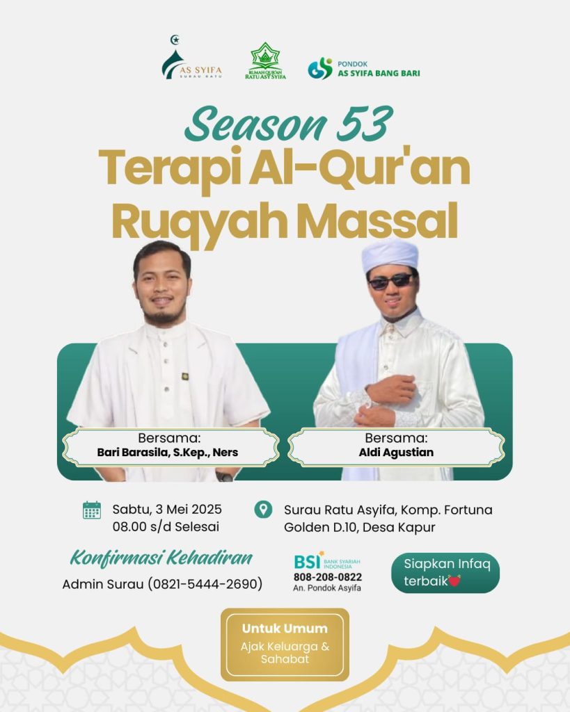Terapi Al-Qur'an Ruqyah Massal: Sebuah Pengalaman Rohani untuk Kesejahteraan Jiwa