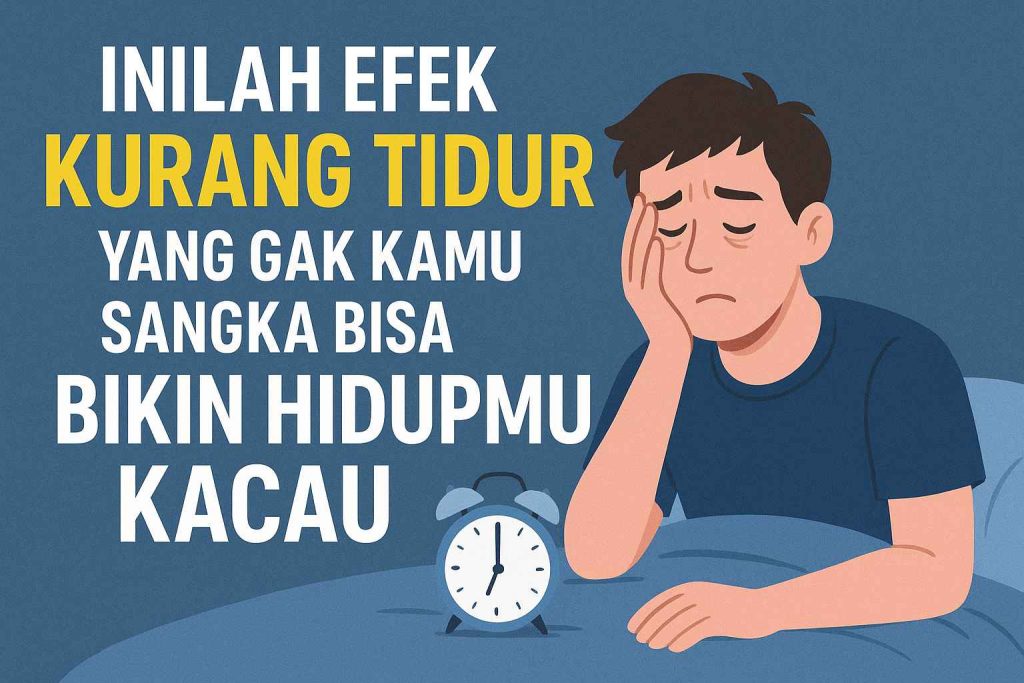 Inilah Efek Kurang Tidur yang Gak Kamu Sangka Bisa Bikin Hidupmu Kacau