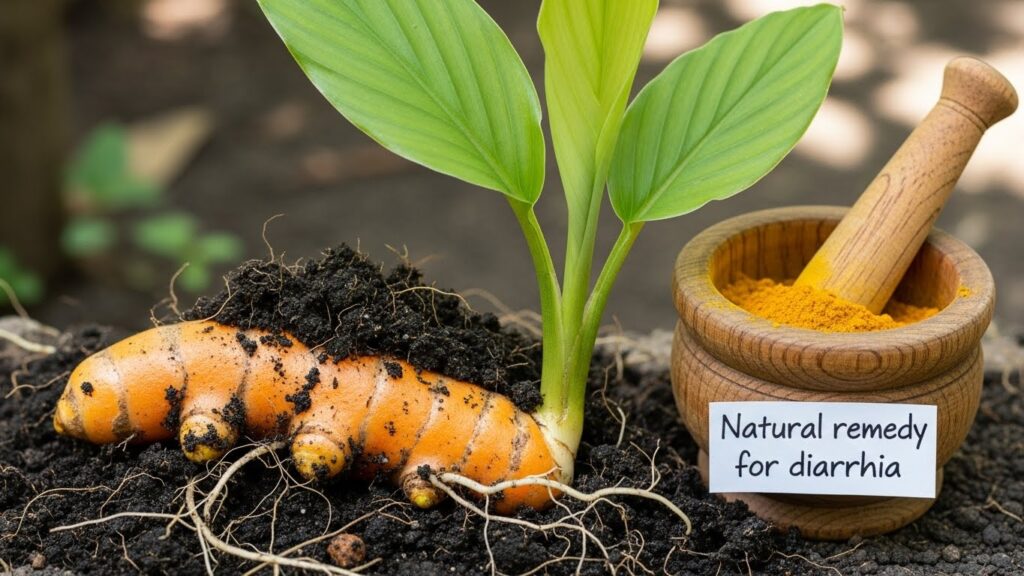 Kunyit segar sebagai herbal alami untuk mengatasi diare