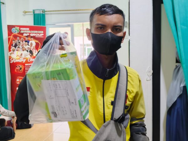 Dokumentasi Pembelian Obat Herbal VIA OJEK ONLINE