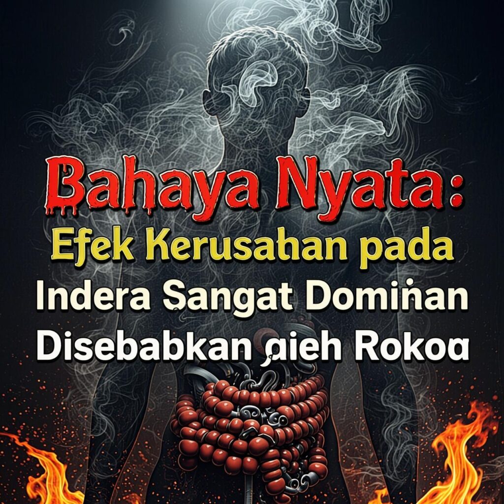 Bahaya Nyata: Efek Kerusakan pada Indera Sangat Dominan Disebabkan oleh Rokok 1