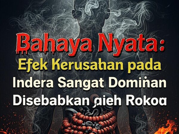 Bahaya Nyata: Efek Kerusakan pada Indera Sangat Dominan Disebabkan oleh Rokok