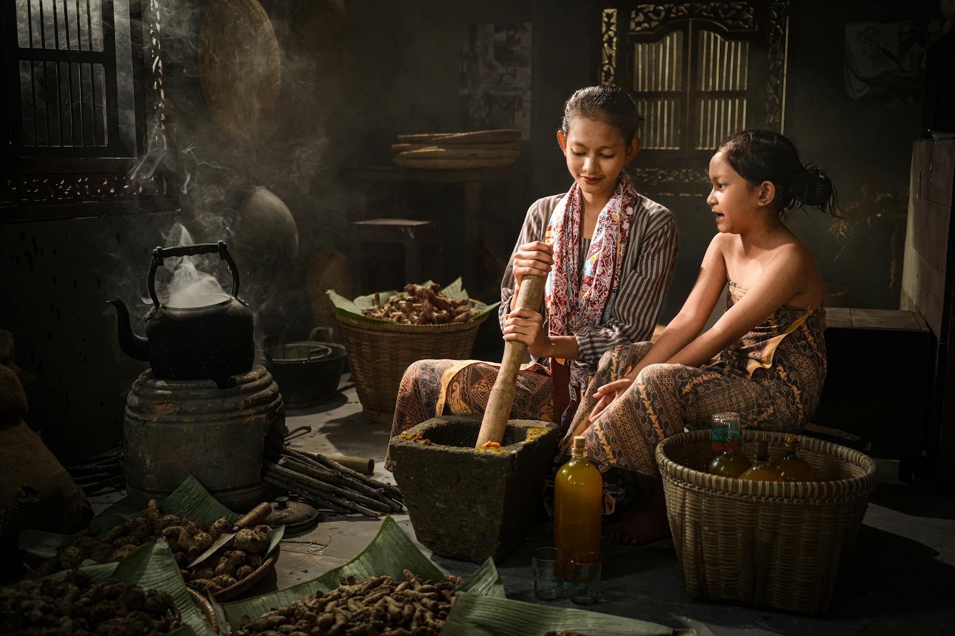 Gurah pernapasan tradisional membantu membuka saluran napas dengan teknik batuk kuat