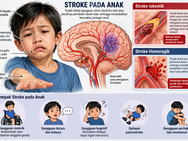 BAHAYA STROKE PADA ANAK: FAKTOR RISIKO, GEJALA, DAMPAK, DAN UPAYA PENCEGAHAN