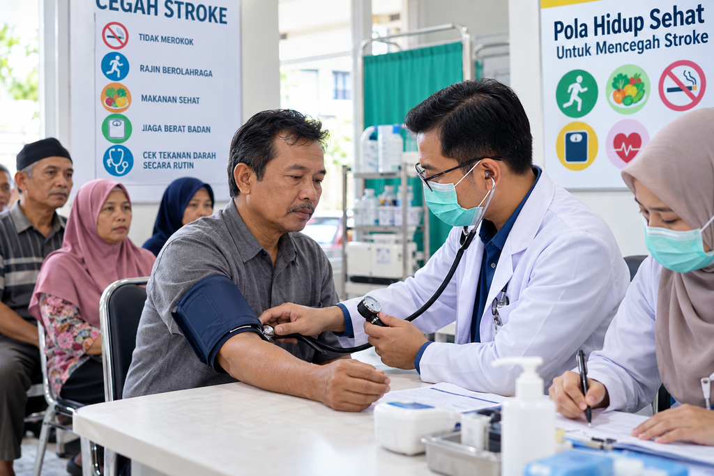 HUBUNGAN POLA HIDUP DENGAN RISIKO TERJADINYA STROKE PADA MASYARAKAT 1